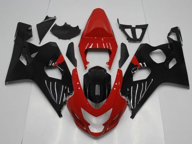 2004-2005 Red Black Suzuki GSXR750 Motorcylce Fairings UK