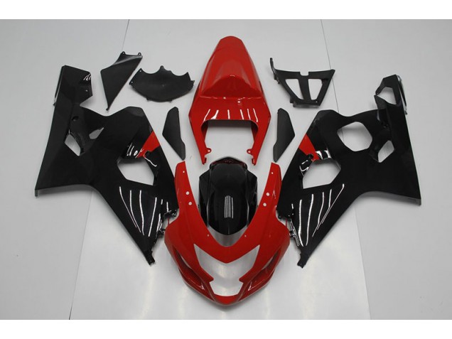 2004-2005 Red Black Suzuki GSXR750 Motorcylce Fairings UK
