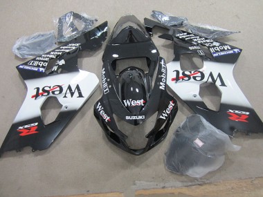 2004-2005 Black West Moil Suzuki GSXR750 Motorcycle Fairing Kit UK