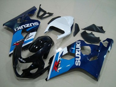 2004-2005 Blue White Suzuki GSXR750 Motorbike Fairing UK