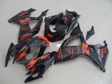 2006-2007 Black Red Suzuki GSXR750 Motorcycle Replacement Fairings UK