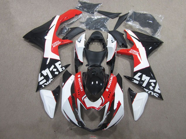 2011-2021 Black Red Suzuki GSXR750 Bike Fairing UK