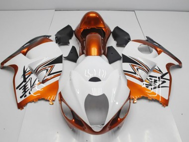 1996-2007 White Orange Suzuki GSXR1300 Hayabusa Motorcycle Bodywork UK