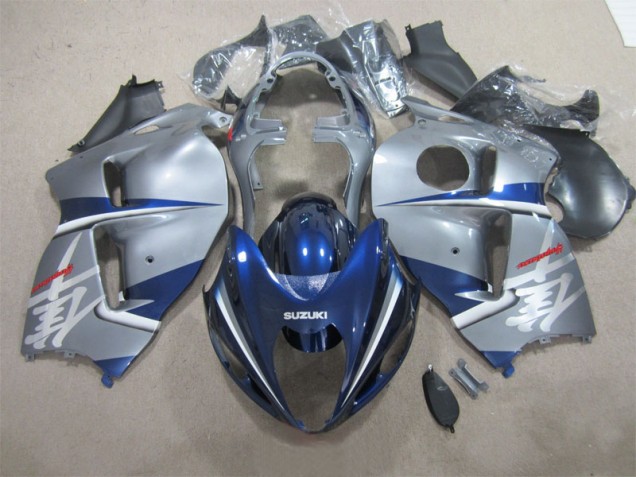 1996-2007 Silver Blue Suzuki GSXR1300 Hayabusa Motorcylce Fairings UK 1996-2007 Silver Blue Suzuki GSXR1300 Hayabusa Motorcylce Fairings UK