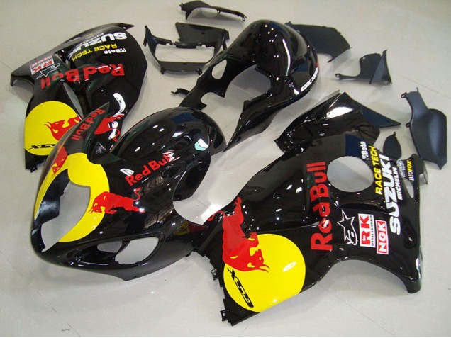 1996-2007 Black Yellow Red Bull Suzuki GSXR1300 Hayabusa Motorcycle Fairing Kits UK 1996-2007 Black Yellow Red Bull Suzuki GSXR1300 Hayabusa Motorcycle Fairing Kits UK