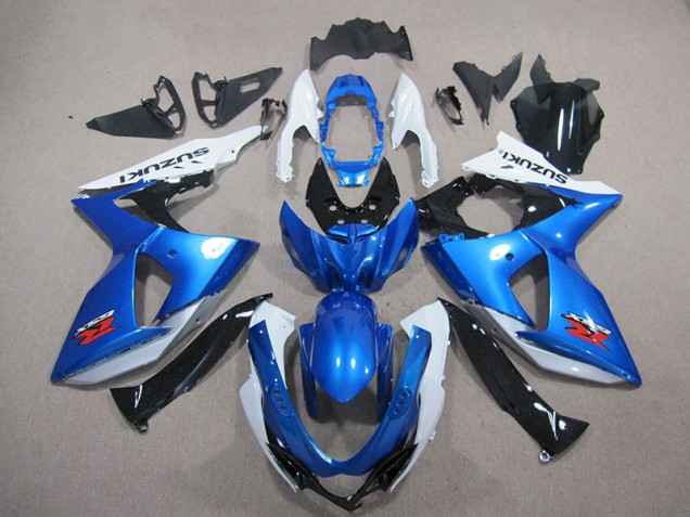 2009-2016 Blue White Suzuki GSXR1000 Replacement Fairings UK 2009-2016 Blue White Suzuki GSXR1000 Replacement Fairings UK