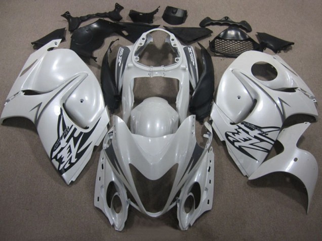 2008-2019 White Black Suzuki GSXR1300 Hayabusa Motorcycle Replacement Fairings UK 2008-2019 White Black Suzuki GSXR1300 Hayabusa Motorcycle Replacement Fairings UK