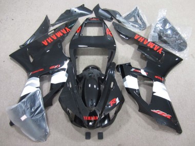 1998-1999 Black Red Decal Yamaha YZF R1 Motorcycle Fairings Kits UK