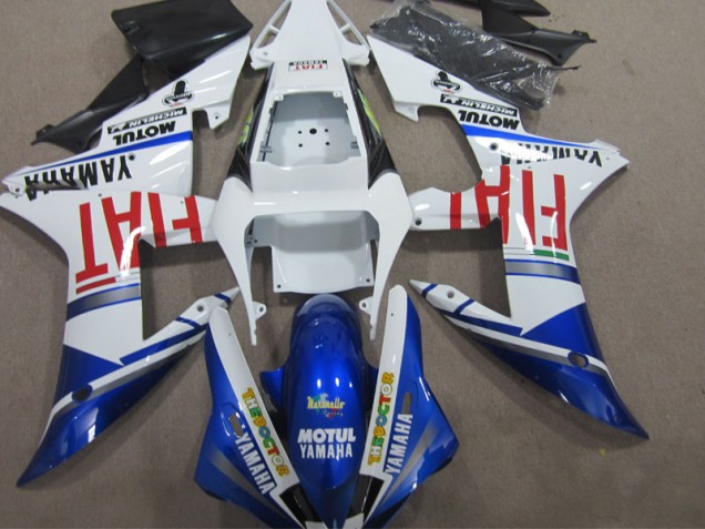 2002-2003 Blue White Motul Fiat Yamaha YZF R1 Motorcycle Bodywork UK