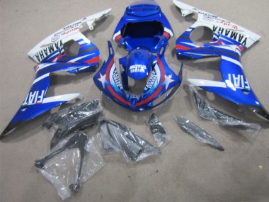 2002-2003 Blue White Motul Fiat Yamaha YZF R1 Moto Fairings UK