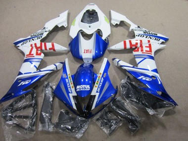 2004-2006 Blue White Motul Fiat Yamaha YZF R1 Motorbike Fairing Kits UK