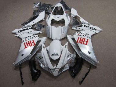 2007-2008 White Fiat Yamaha YZF R1 Bike Fairings UK