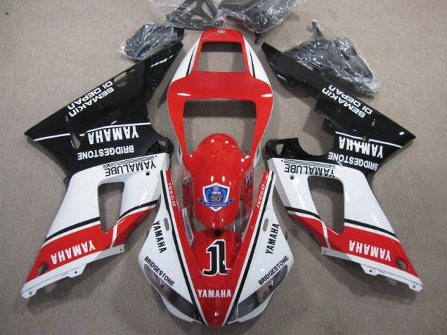 2009-2011 Red White Black Yamaha YZF R1 Motorcycle Bodywork UK 2009-2011 Red White Black Yamaha YZF R1 Motorcycle Bodywork UK