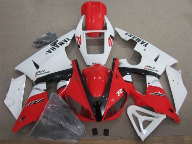2009-2011 Red White Black Yamaha YZF R1 Motorbike Fairing Kits UK