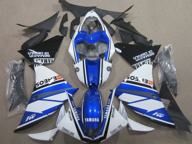 2009-2011 Blue White Yamaha YZF R1 Motorcycle Fairing UK
