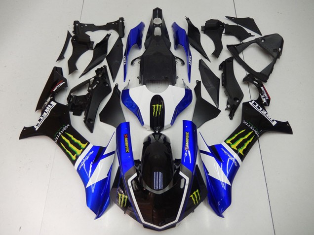 2015-2019 Blue Black Monster Yamaha YZF R1 Motorbike Fairings UK 2015-2019 Blue Black Monster Yamaha YZF R1 Motorbike Fairings UK