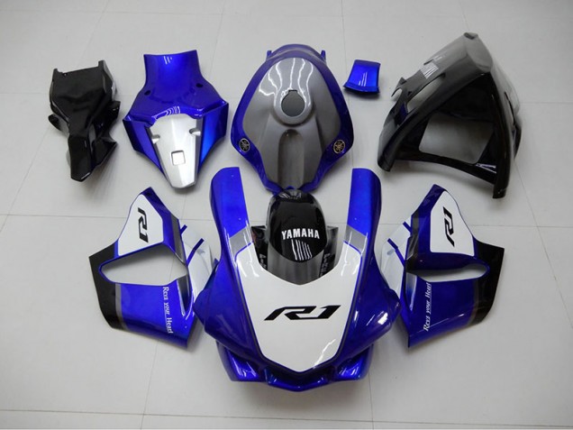 2015-2019 Blue White Yamaha YZF R1 Bike Fairings UK