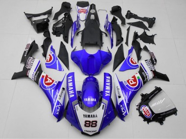 2015-2019 Blue PATA 88 Yamaha YZF R1 Bike Fairing Kit UK