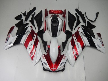 2015-2022 Black Red White Yamaha YZF R3 Motorcycle Fairings UK