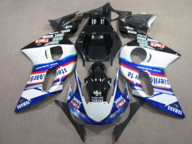 1998-2002 BM FIMER VOLVO Blue White Black Yamaha YZF R6 Motor Fairings UK