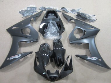2003-2005 Black Yamaha YZF R6 Bike Fairing Kit UK