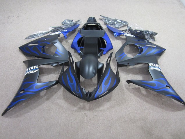 2003-2005 Black Blue Flame Yamaha YZF R6 Moto Fairings UK 2003-2005 Black Blue Flame Yamaha YZF R6 Moto Fairings UK