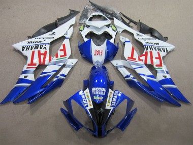 2008-2016 Blue White Motul Red Fiat Yamaha YZF R6 Motorbike Fairing UK